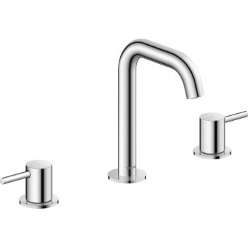 Single lever washbasin faucet concealed, Duravit Circle - Shiny chromee