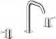 Single lever washbasin faucet concealed, Duravit Circle - Shiny chromee