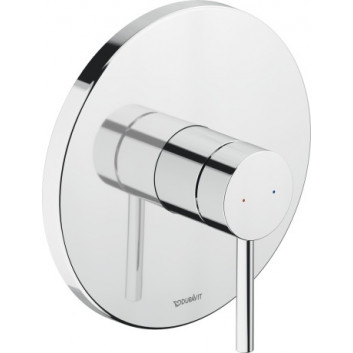 Single lever shower mixer concealed, Duravit Circle - Shiny chromee