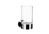 Glass with holder Emco Fino