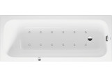 Bathtub with hydromassage 170x70cm, Duravit Qatego, Air-System - White