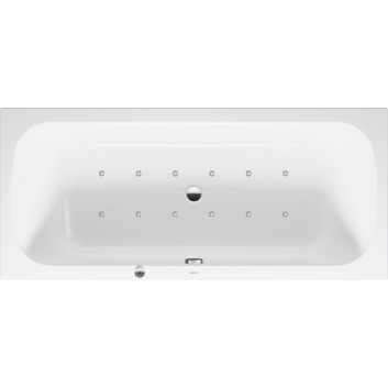 Bathtub 180x80cm, Duravit Qatego - White