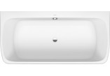 Bathtub with hydromassage 180x80cm, Duravit Qatego, Combi-System L - White