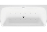 Bathtub with hydromassage 180x80cm, Duravit Qatego, Air-System - White Mat