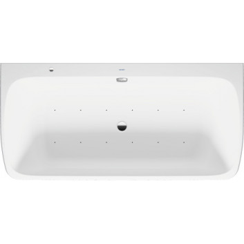 Bathtub 180x80cm, Duravit Qatego - White Mat