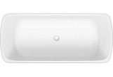 Bathtub 180x80cm, Duravit Qatego - White Mat
