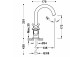 Mixer two-handle basin, TRES MONTBLANC
