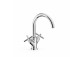 Mixer two-handle basin, TRES MONTBLANC - 24-K Matowe różowe gold