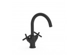  Mixer two-handle tall basin, TRES MONTBLANC - Chrome 
