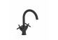  Mixer two-handle tall basin, TRES MONTBLANC - Chrome 