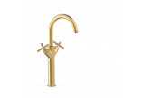 Mixer two-handle XXL basin, TRES MONTBLANC - Steel