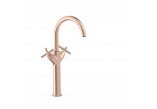 Mixer two-handle XXL basin, TRES MONTBLANC - 24-K Gold Matowe 