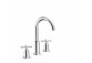 Mixer two-handle XXL basin, TRES MONTBLANC - 24-K Matowe różowe gold 