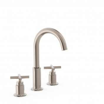 Mixer two-handle standing basin, TRES MONTBLANC - Czerń Matt