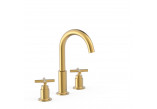 Mixer two-handle standing basin, TRES MONTBLANC - Steel 