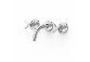 Mixer two-handle standing basin, TRES MONTBLANC - 24-K Matowe różowe gold