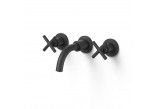 Mixer two-handle concealed basin, TRES MONTBLANC - Chrome