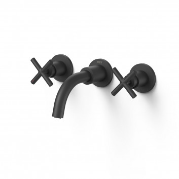 Mixer two-handle concealed basin, TRES MONTBLANC - Chrome