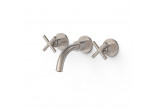Mixer two-handle concealed basin, TRES MONTBLANC - Czerń Matt 