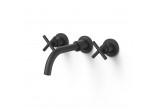 Mixer two-handle concealed basin, TRES MONTBLANC - Chrome 