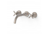 Mixer two-handle concealed basin, TRES MONTBLANC - Czerń Matt