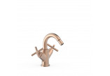 Mixer two-handle for bidet, TRES MONTBLANC - 24-K Gold Matowe