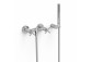 Mixer two-handle for bidet, TRES MONTBLANC - 24-K Matowe różowe gold