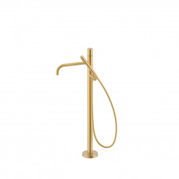 Mixer single lever podłogowa bath i shower, TRES STUDY - 24-K Gold