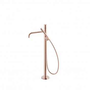 Mixer single lever podłogowa bath i shower, TRES STUDY - 24-K Gold Matowe