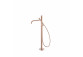 Mixer single lever podłogowa bath i shower, TRES STUDY - 24-K Gold Matowe