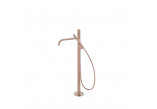 Mixer single lever podłogowa bath i shower, TRES STUDY - 24-K Różowe Gold