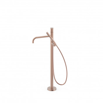 Mixer single lever podłogowa bath i shower, TRES STUDY - 24-K Różowe Gold