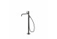 Mixer single lever podłogowa bath i shower, TRES STUDY - Steel