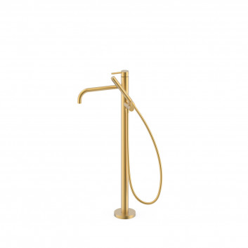 Mixer single lever podłogowa bath i shower, TRES STUDY - 24-K Gold