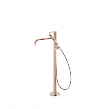 Mixer single lever podłogowa bath i shower, TRES STUDY - 24-K Gold Matowe