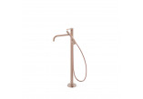 Mixer single lever podłogowa bath i shower, TRES STUDY - 24-K Różowe Gold 