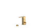 Mixer single lever for bidet z przełączeniem for shower, TRES CUADRO - 24-K Gold Matowe