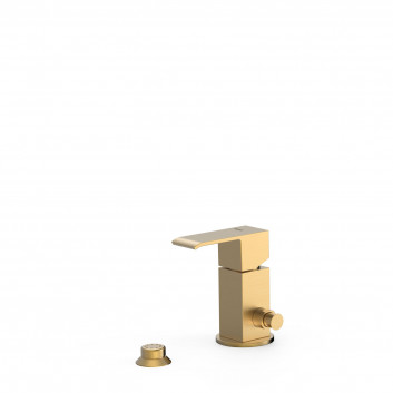 Mixer single lever for bidet z przełączeniem for shower, TRES CUADRO - 24-K Gold