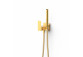 Mixer single lever for bidet z przełączeniem for shower, TRES CUADRO - 24-K Gold Matowe