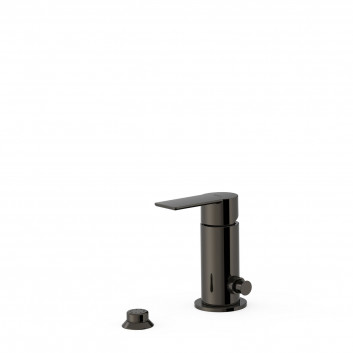 Mixer single lever for bidet z przełączeniem for shower, TRES LOFT - Steel
