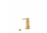 Mixer single lever for bidet z przełączeniem for shower, TRES LOFT - 24-K Gold