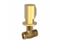 Zawór shut-off concealed, TRES LOFT - 24-K Gold