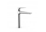Ekowydajna pochylona single lever washbasin faucet, TRES FUJI - Steel