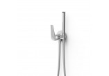 Mixer single lever for bidet, TRES FUJI - Steel