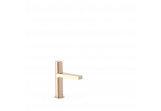 Mixer single lever basin, TRES PROJECT-TRES - 24-K Matowe różowe gold 