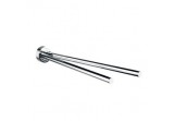 Double towel rail Emco Polo 410 mm