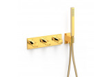 Concealed thermostatic mixer 3-drożna, TRES B-SYSTEM - 24-K Gold