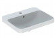 Recessed washbasin 55x45cm, Geberit VariForm - White / KeraTect 