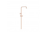 Rail shower przystosowany for mixer termostatycznej ściennej z kompatybilnym przyłączem, TRES OVER-WALL - 24-K Gold Matowe