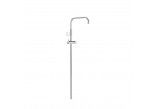 Telescopic rail shower przystosowany for mixer termostatycznej ściennej z kompatybilnym przyłączem, TRES OVER-WALL - Chrome